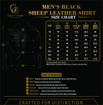 Men's Genuine Leather Plaid Shirt - Image 5
