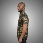 Men's Genuine Leather Camouflage Shirt Military Camouflage - Image 2