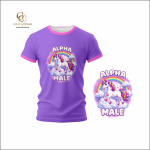 Alpha Male Design Cotton T-Shirt
