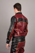 Premium Quality Leather Tracksuit with Heavy look - Image 4