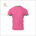 Rainbow Trim Printed T-Shirt Sounds Gay Designs - Image 3